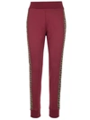 FENDI FENDI WOMEN'S BURGUNDY POLYESTER JOGGERS,FAB156ADH8F1BGU 44