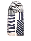 PIERRE-LOUIS MASCIA PIERRE-LOUIS MASCIA WOMEN'S WHITE SILK SCARF,UWSW135X195S450084710118 UNI