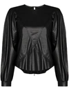 ISABEL MARANT PUFF-SLEEVE RELAXED TOP