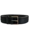 Forte Forte Smooth Finish Belt In Black