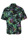 Msgm Shirts In Black Purple Green