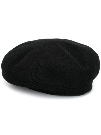 Undercover Patterned-knit Beret In Black