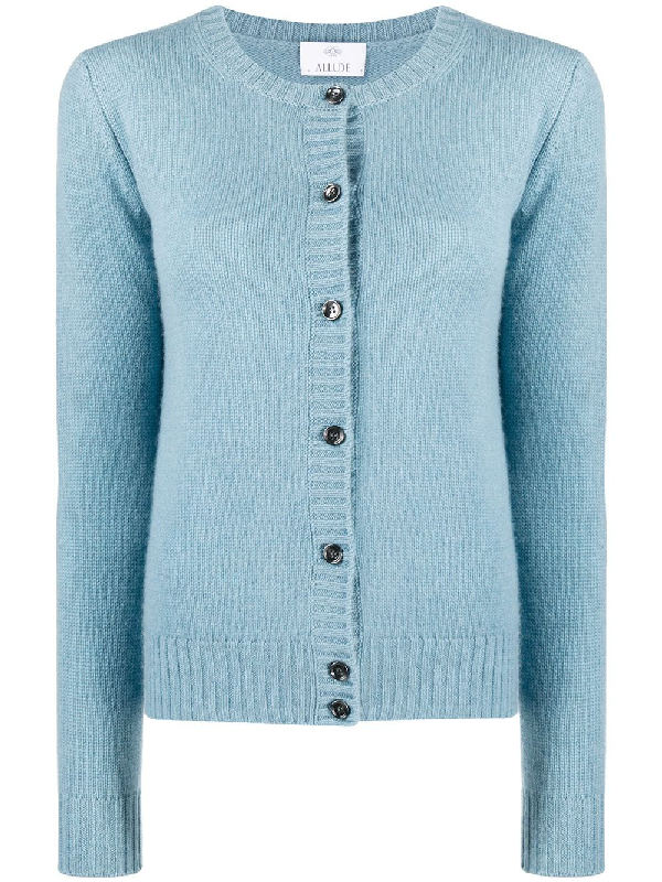 Allude Cashmere Buttondown Cardigan In Blue ModeSens