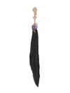 DSQUARED2 FEATHER GEMSTONE EARRING
