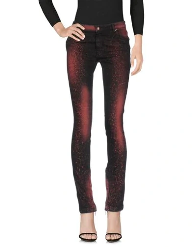 Tom Rebl Jeans In Brick Red