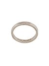 ALL BLUES ENGRAVED FLAT RING