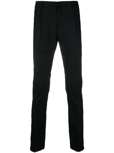 Dondup Slim-fit Tailored Trousers In Black