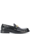 MOSCHINO LETTERING LOGO LOAFERS