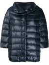 Herno Three-quarter Sleeves Jacket In Blue