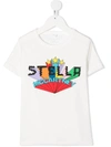 Stella Mccartney Logo Print Short-sleeved T-shirt In White
