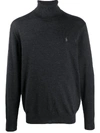 POLO RALPH LAUREN LOGO-EMBROIDERED ROLL NECK SWEATER