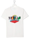 Stella Mccartney Logo Print Short-sleeved T-shirt In White