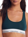 Calvin Klein Modern Cotton Racerback Bralette In Camp