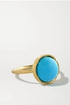 IRENE NEUWIRTH CLASSIC 18-KARAT GOLD TURQUOISE RING