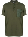 DIESEL PANELLED POLO SHIRT