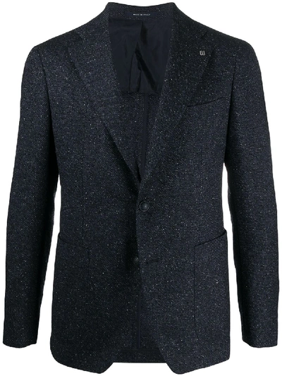 Tagliatore Single-breasted Blazer In Blue