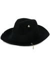 Ruslan Baginskiy Embellished Fedora Hat In Black