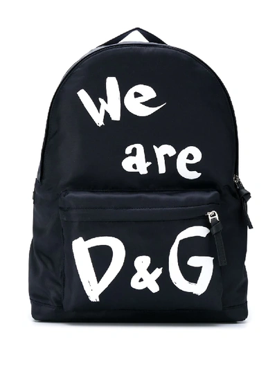 Dolce & Gabbana Kids' Logo Trolley Suitcase In Blue