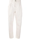 BRUNELLO CUCINELLI HIGH-WAITED CROPPED TROUSERS