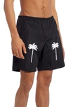 PALM ANGELS PALM PRINT SWIM TRUNKS,PMFA006E20FAB0011001