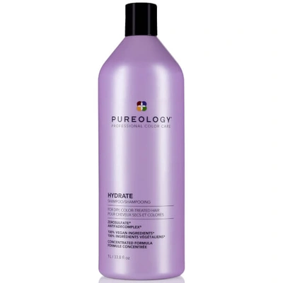 Pureology Hydrate Shampoo For Dry, Color-treated Hair 33.8 Fl oz/ 1000 ml