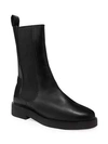 Staud Palamino Leather Chelsea Boots In Black