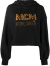 MCM EMBROIDERED LOGO HOODIE