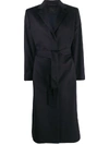 AGNONA BELTED TAILORED CASHMERE COAT