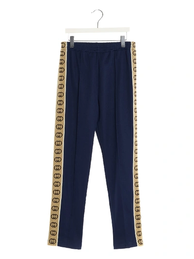 Gucci Kids' Sweatpants In Prussian Blue
