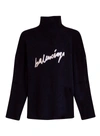 BALENCIAGA SCRIBBLE LOGO SWEATER,11482637