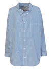 BALENCIAGA SWING STRIPED SHIRT,11482630