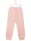 FENDI EMBROIDERED ZUCCA TRACK PANTS