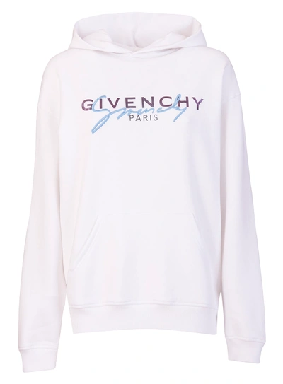 Givenchy Signature Hoodie In Bianco