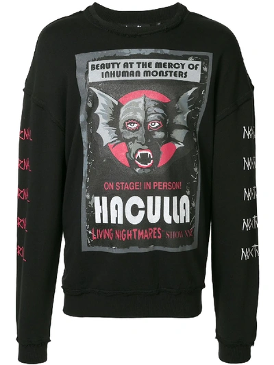 Haculla Logo Graphic Print Sweatshirt In Black