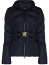 MONCLER ALOES BELTED DOWN PUFFER JACKET