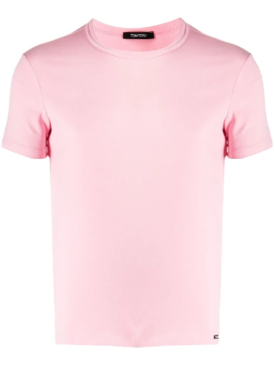 Tom Ford Slim-fit T-shirt In Pink
