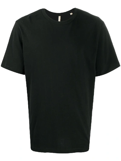 Sunflower Crew-neck Cotton T-shirt In Black