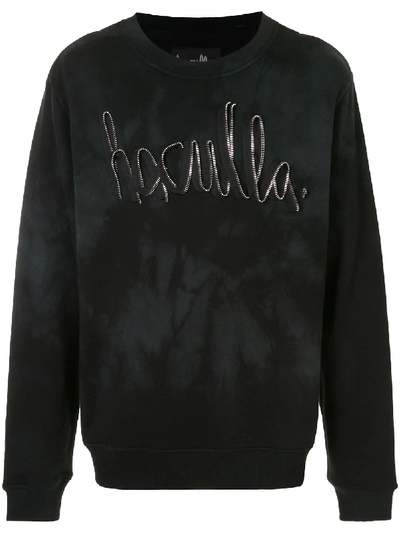 Haculla Zip-detail Cotton Sweatshirt In Black