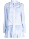 RED VALENTINO PLEATED DETAIL SHIRT