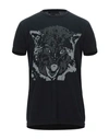 Lardini T-shirts In Black