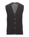 Tagliatore Cardigan In Dark Brown