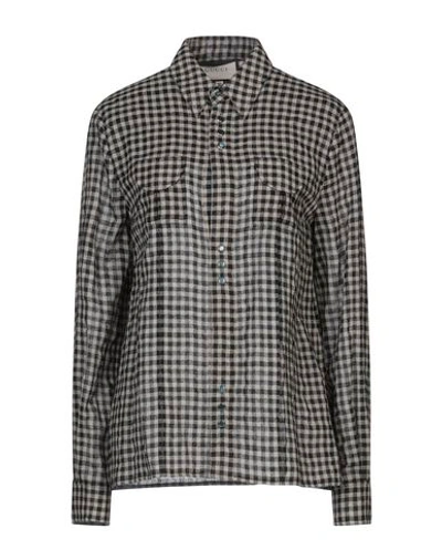 Gucci Checked Shirt In Black