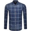 REPLAY REPLAY LONG SLEEVED CHECKED SHIRT BLUE,139444