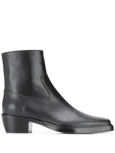 Gia Couture Perni 08 Ankle Boots In Black