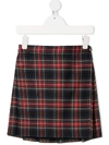 DOLCE & GABBANA CHECK PATTERN MINI SKIRT