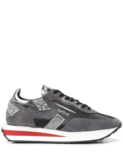 Ghoud Rush-x Panelled Low-top Sneakers In Grey