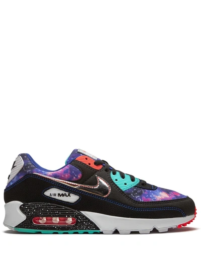 Nike Air Max 90 "supernova Galaxy" Sneakers In Black