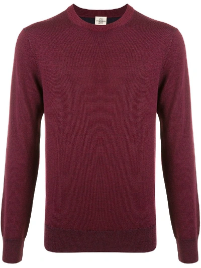 Kent & Curwen Fitted Plain Jumper In Red