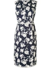 SACHIN & BABI LILLIE FLORAL-PRINT FAILLE DRESS