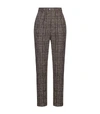 DOLCE & GABBANA CHECK STRAIGHT TROUSERS,15782515